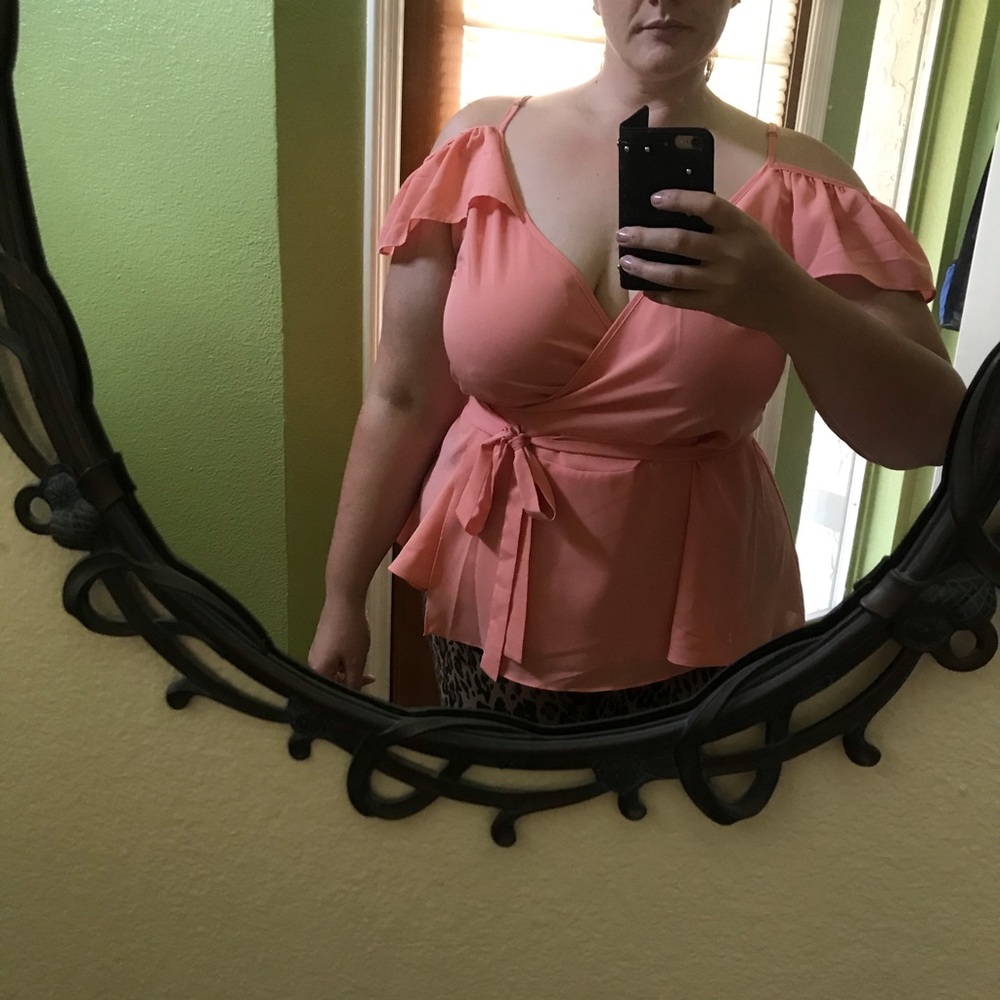City Chic small wrap top